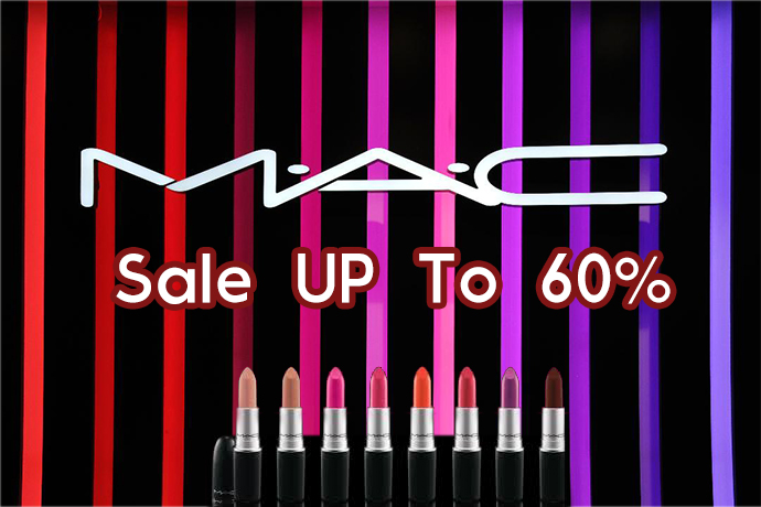 MAC Sale UP To 60% @เมกา บางนา ตั้งแต่ วันนี้- 27 มิถุนายน 61 
