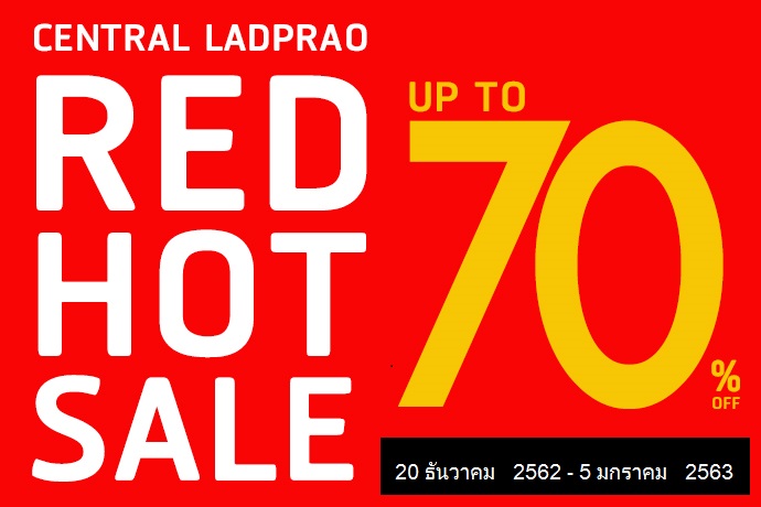 Central Ladprao The Red Hot Sale 2019