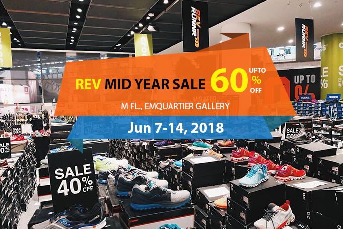 REV MID YEAR SALE 60% (7 – 14 มิ.ย. 2561) @ Emquartier