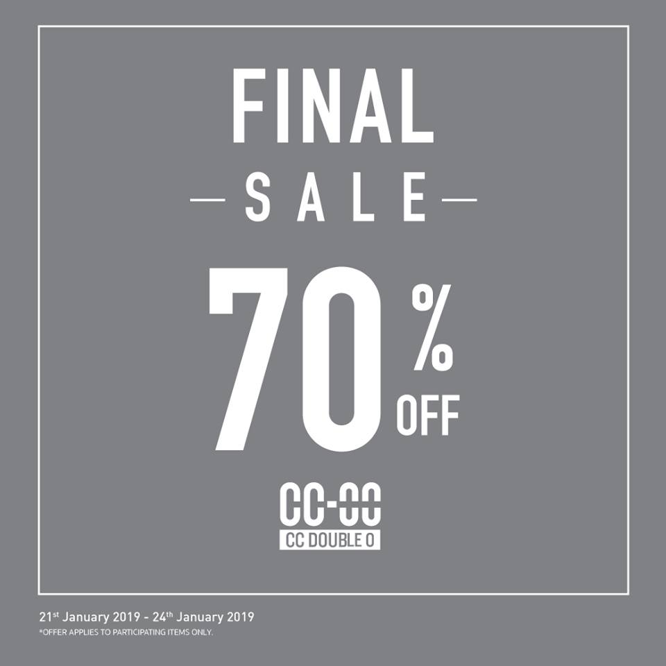 CC DOUBLE O Final sale 70%